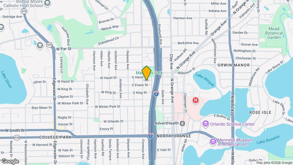 109 E Evans St Map and Location Details