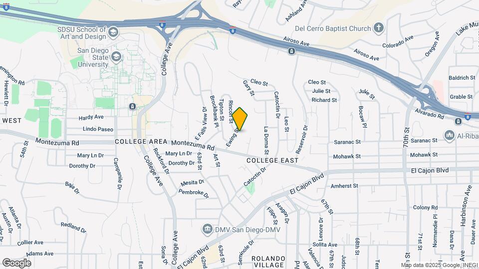 5139 Ewing St Map and Location Details