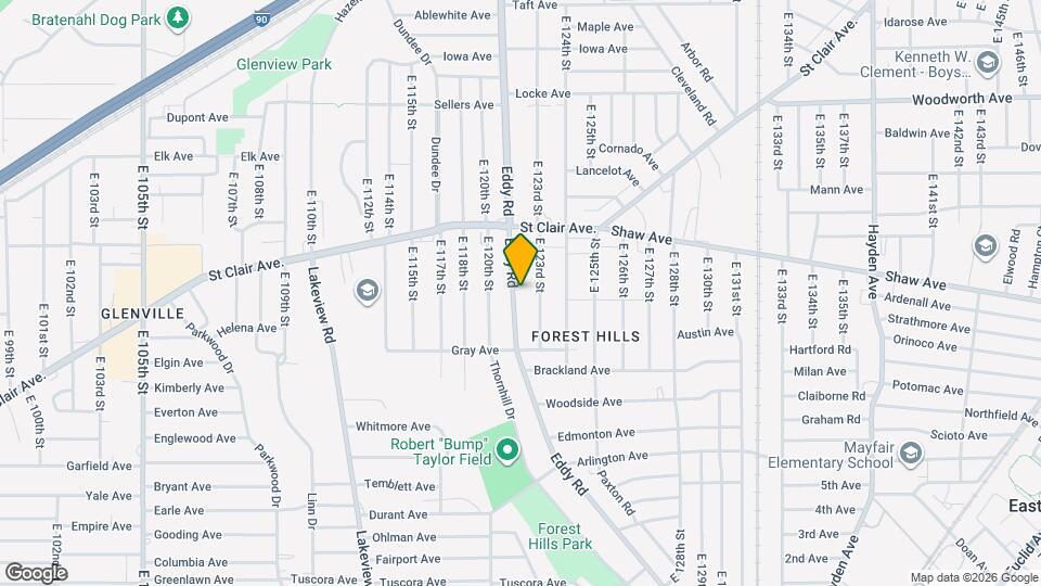 647 Eddy Rd Map and Location Details