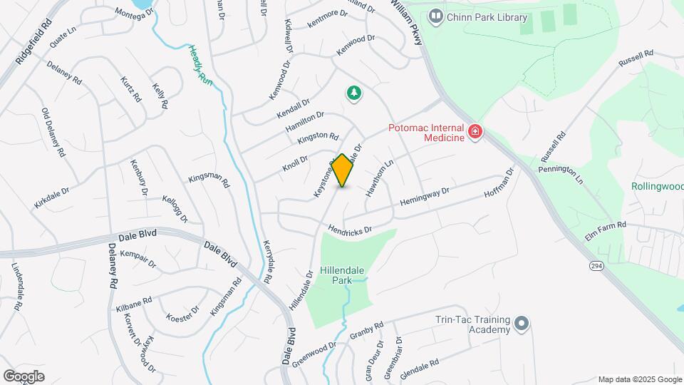 13317 Hillendale Dr Map and Location Details