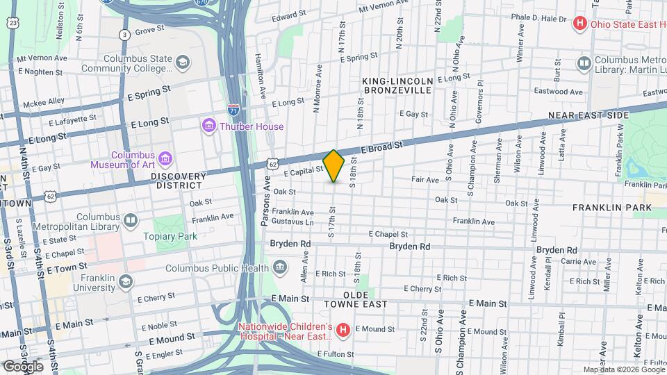 71 S Douglass St Map and Location Details