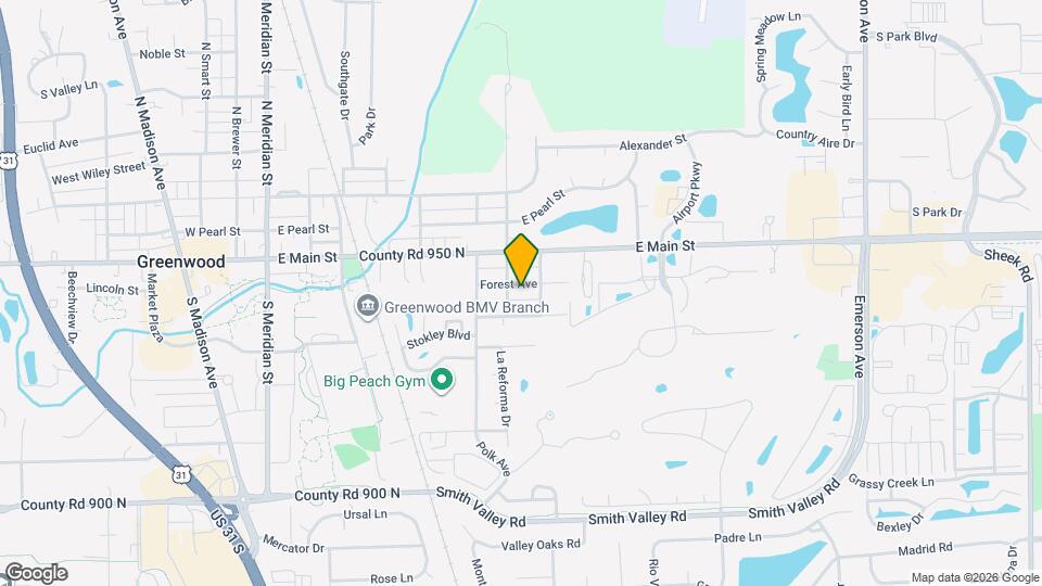 645 Forest Ave Map and Location Details