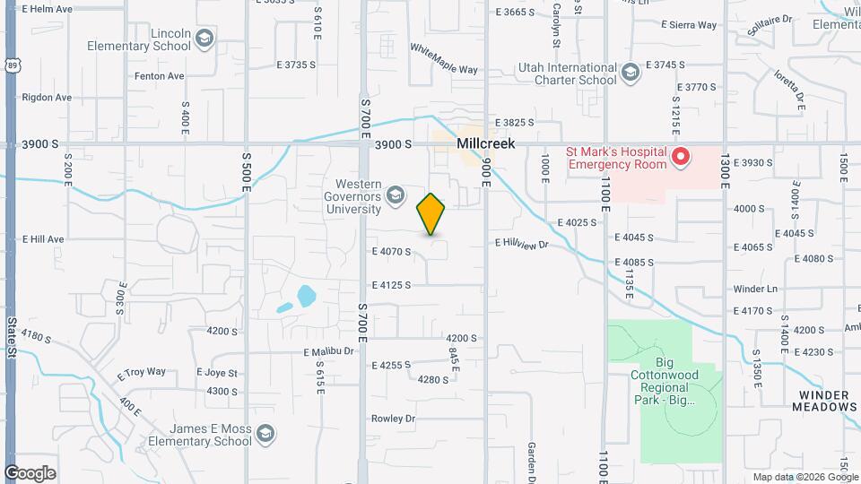 4056 S Olivia Ct Map and Location Details