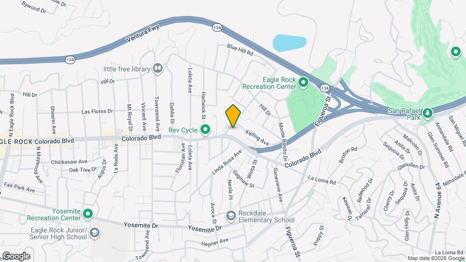 1406 Eagle Vista Dr Map and Location Details
