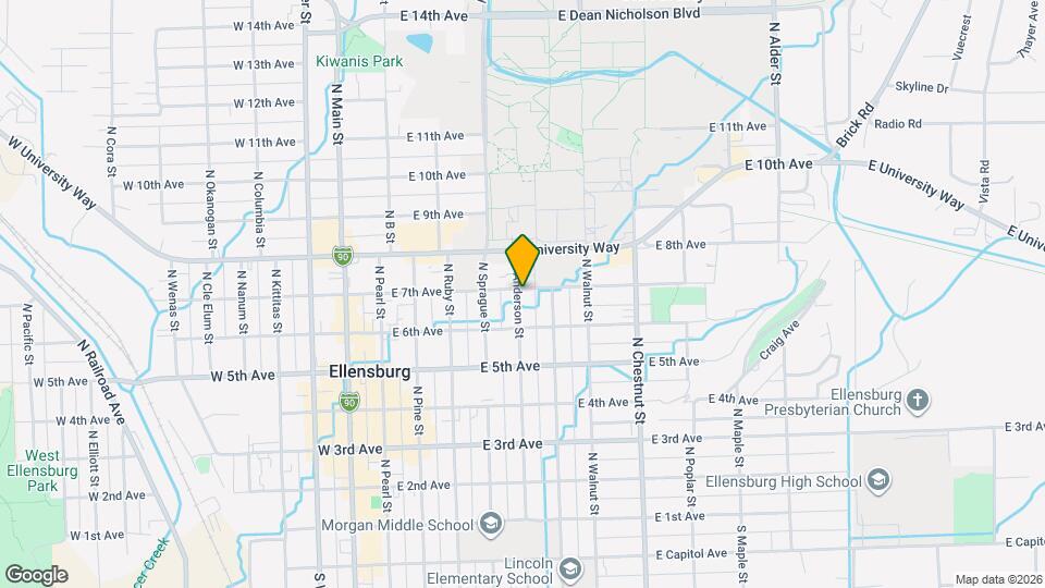 500 E 7th Ave Map and Location Details