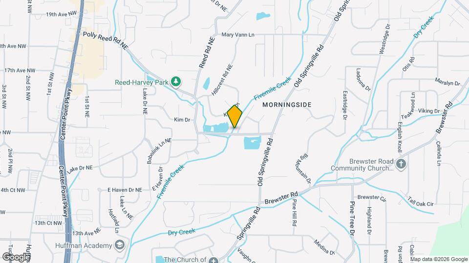 1700 Serene Dr Map and Location Details