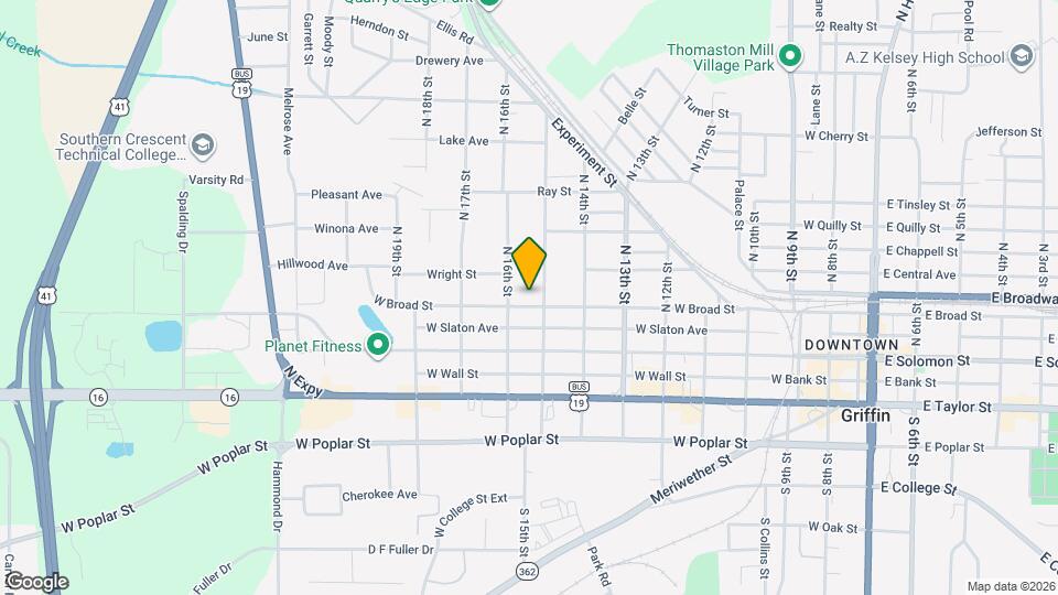 907 W Broad St Map and Location Details