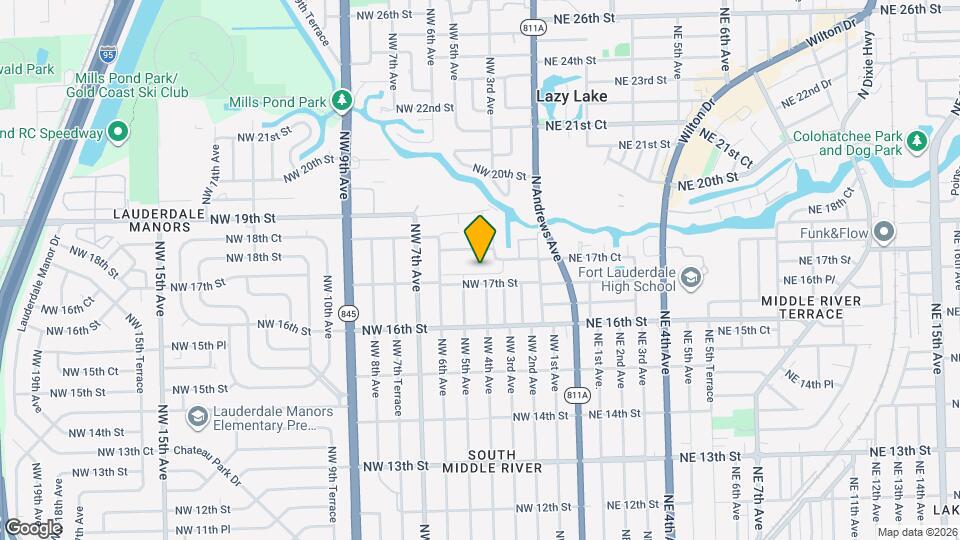 531 NW 17th St Map and Location Details