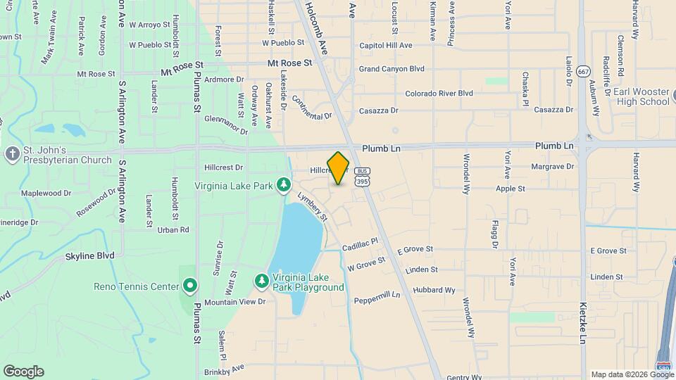 2093 S Virginia St Map and Location Details