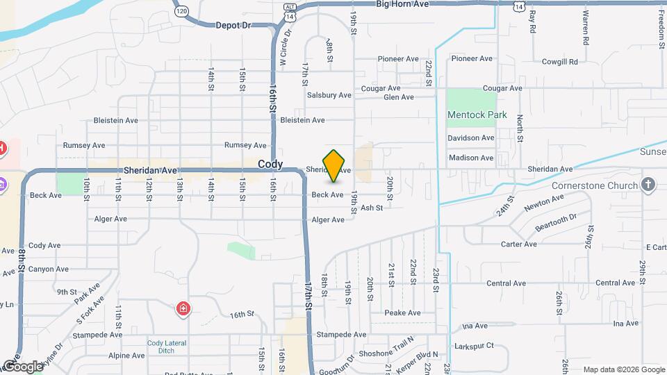 1807 Beck Ave Map and Location Details