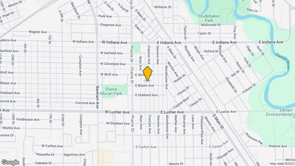 1827 Frances Ave Map and Location Details