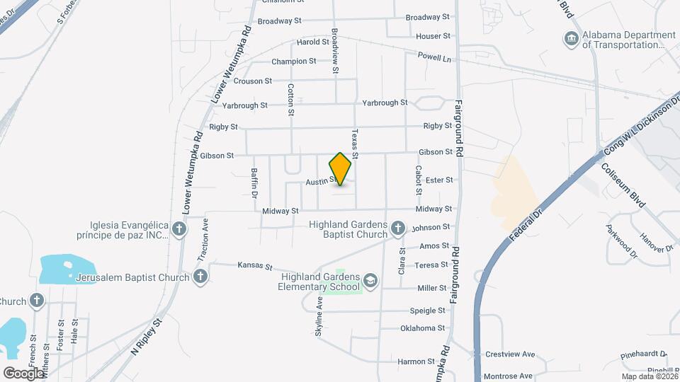 1817 Texas Ct Map and Location Details