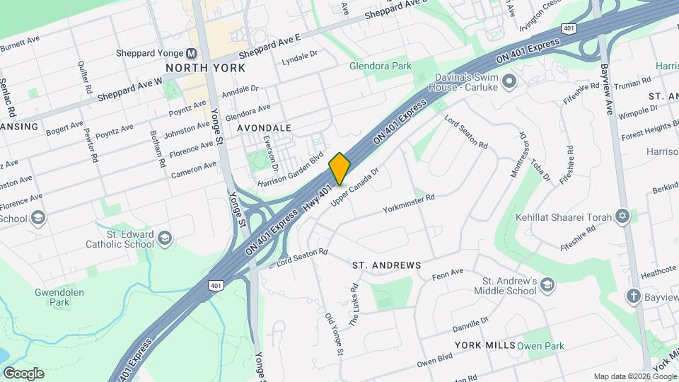 98 Upper Canada Dr Map and Location Details