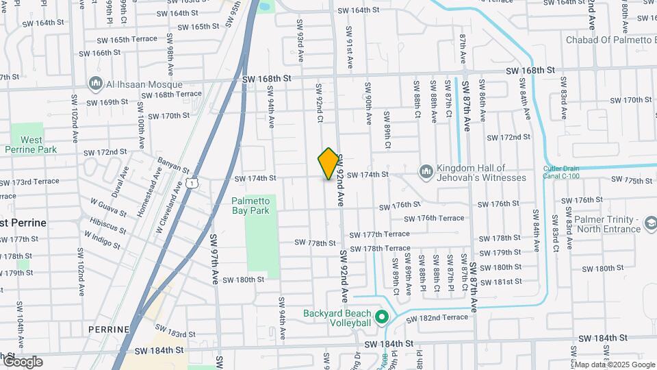 17421 SW 92nd Ct Map and Location Details