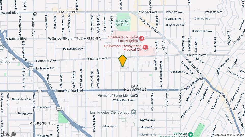 1212 Berendo St Map and Location Details