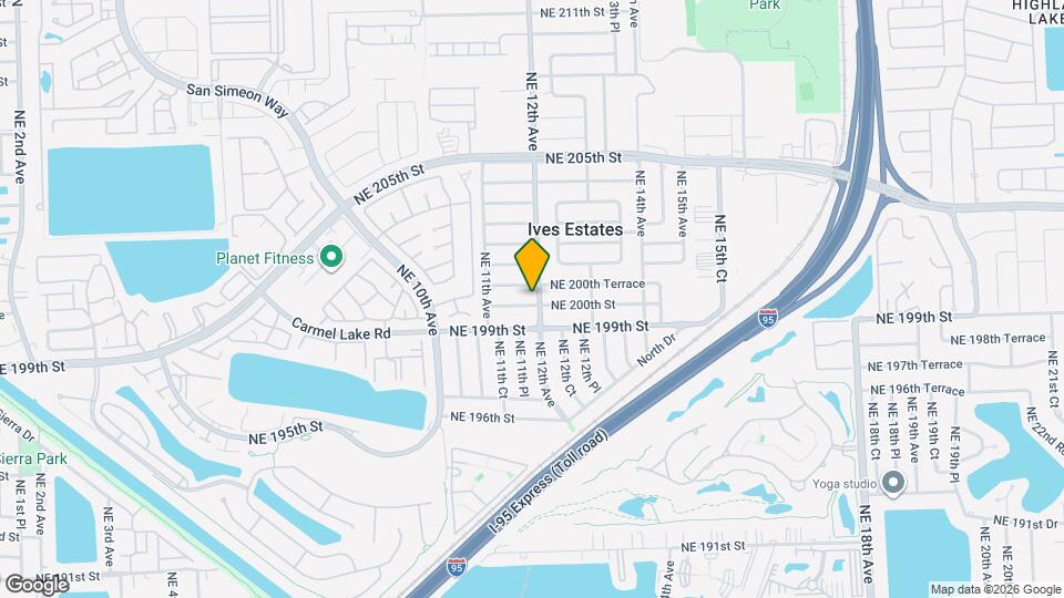 1191 NE 200th St Map and Location Details