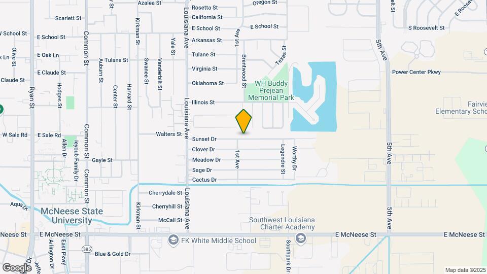 1409 Sunset Dr Map and Location Details