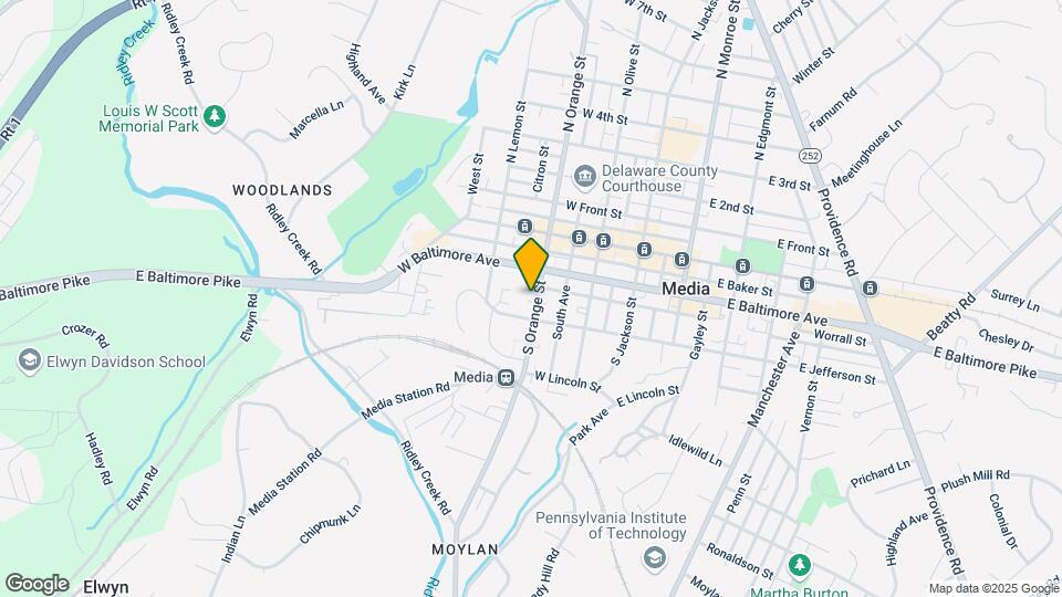 302 S Orange St Map and Location Details