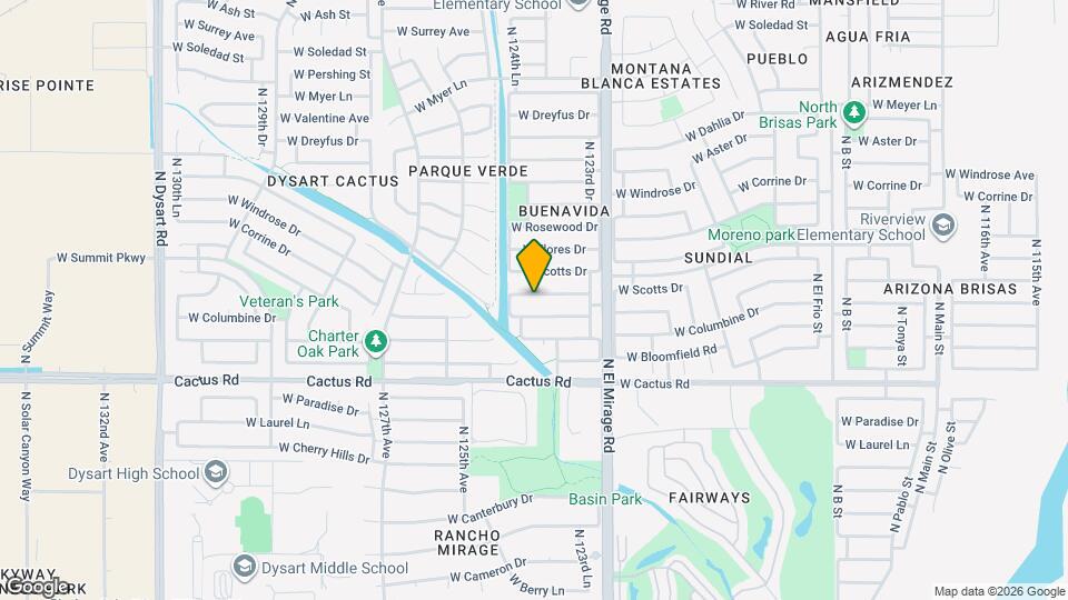 12417 W Larkspur Rd Mapa y Detalles de la Ubicación