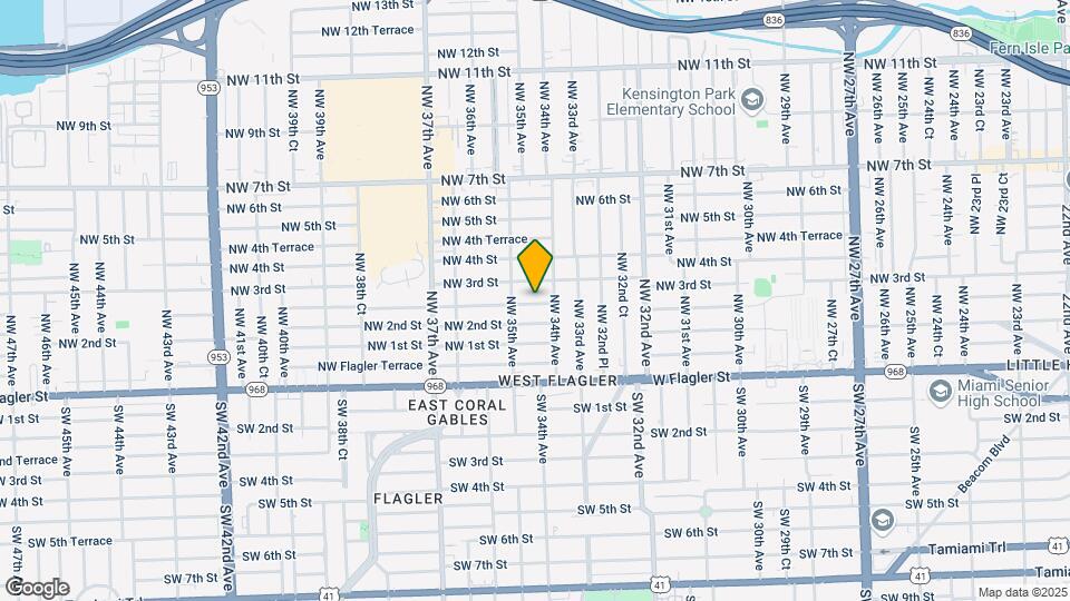 3447 NW 2nd Terrace-Unit -3447 Map and Location Details