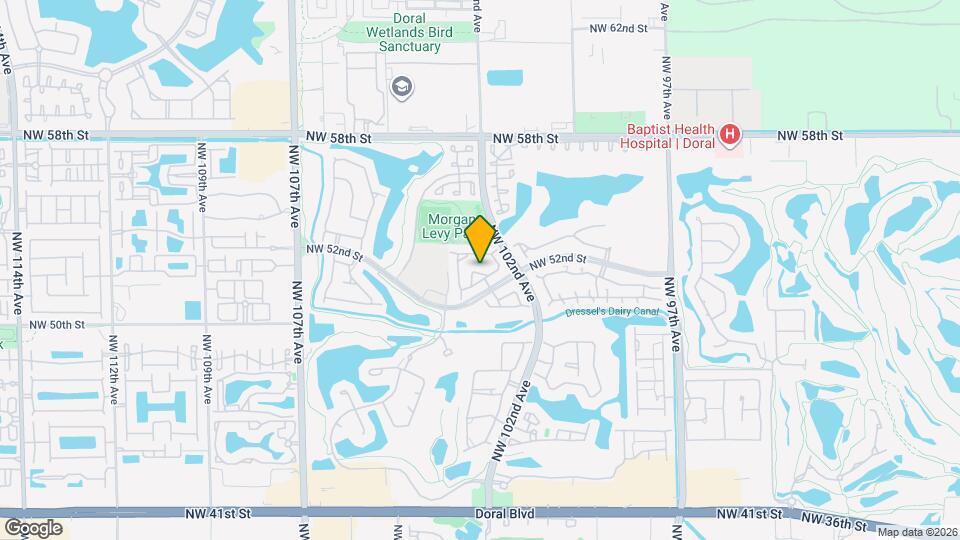10241 NW 52nd Terrace Map and Location Details