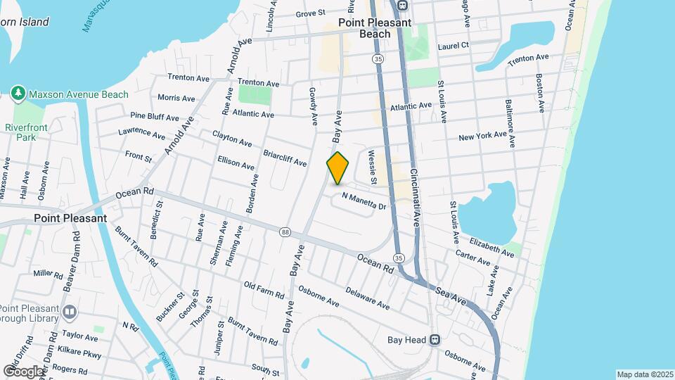 633 N Manetta Dr Map and Location Details