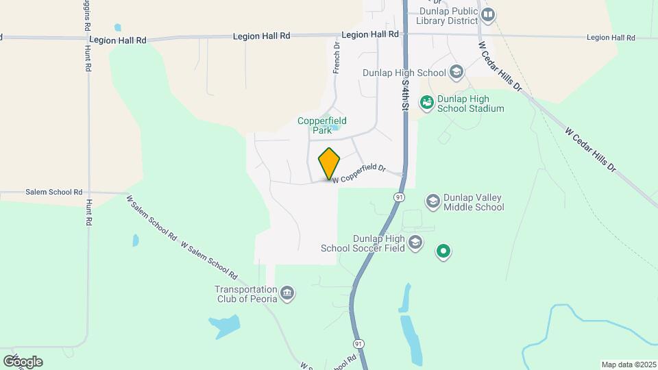 502 W Copperfield Dr Map and Location Details