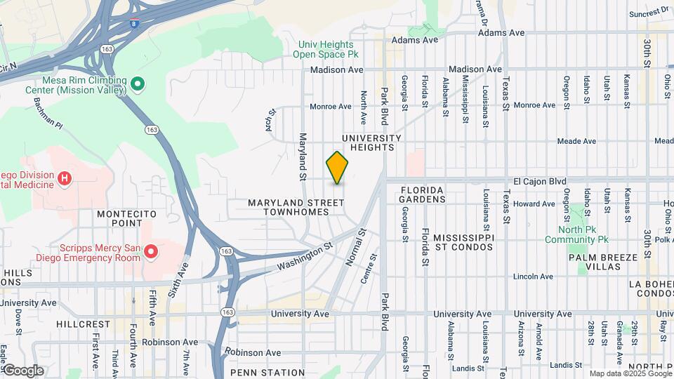 4272-4278 Campus Ave Mapa y Detalles de la Ubicación