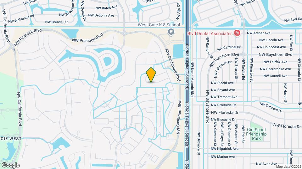 154 NW Swann Mill Cir Mapa y Detalles de la Ubicación