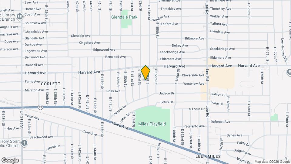 4106 E 154th St Map and Location Details