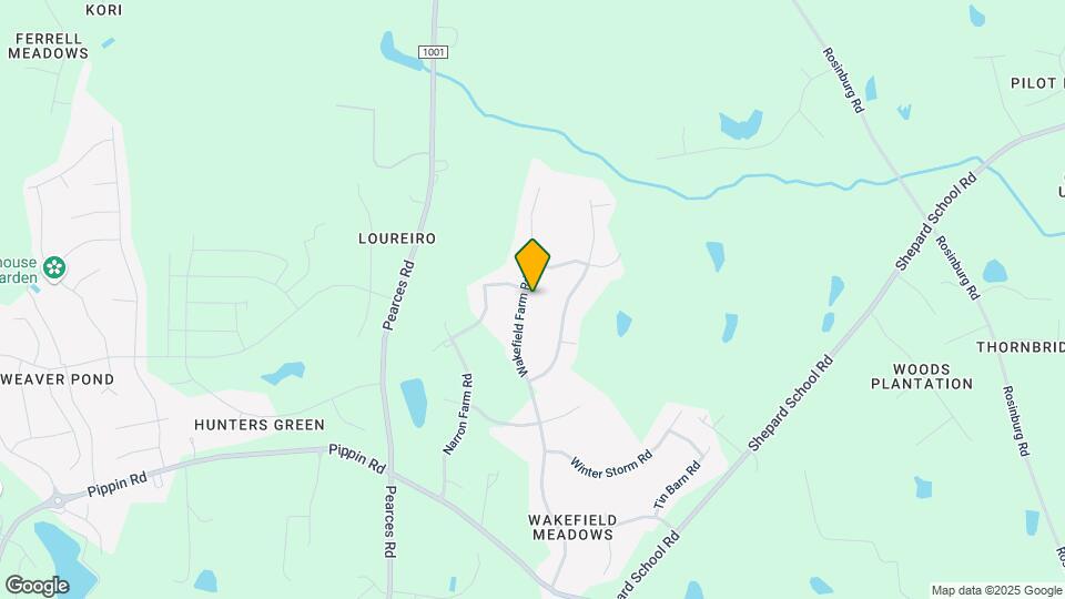 1328 Wakefield Farm Rd Map and Location Details
