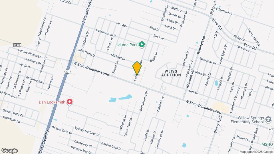 4700 Pennington Ave Map and Location Details