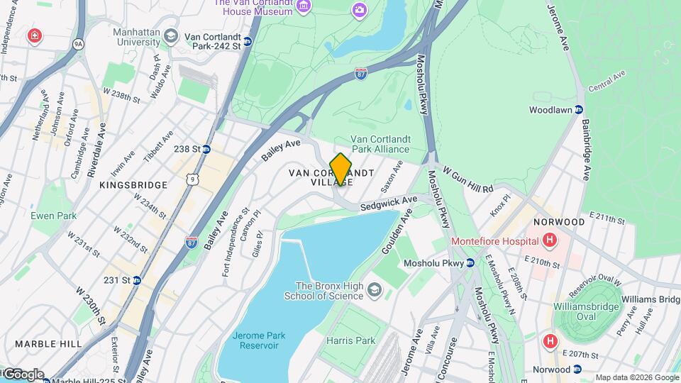 3951 Gouverneur Ave Map and Location Details