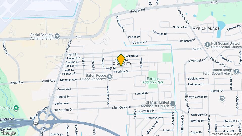 5390 Paige St Map and Location Details