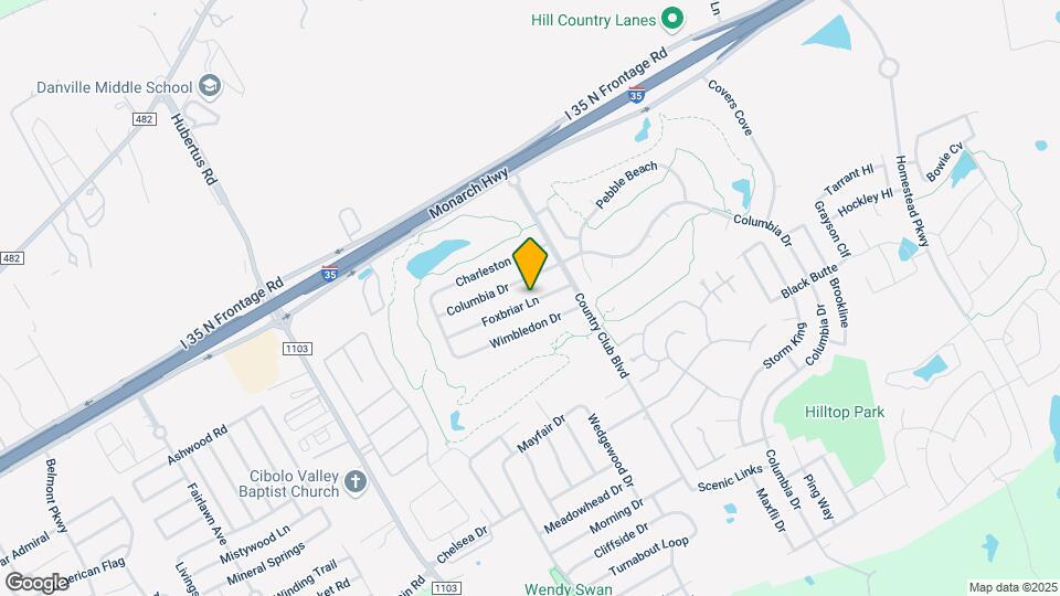 3441 Foxbriar Ln Map and Location Details