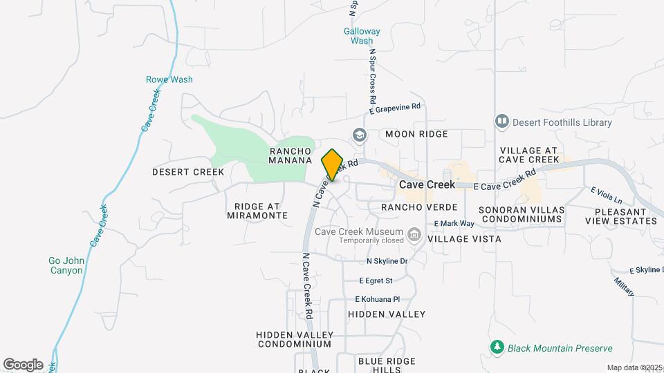 6012 E Rancho Manana Blvd Map and Location Details