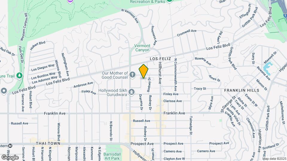 2054 Dracena Dr Map and Location Details