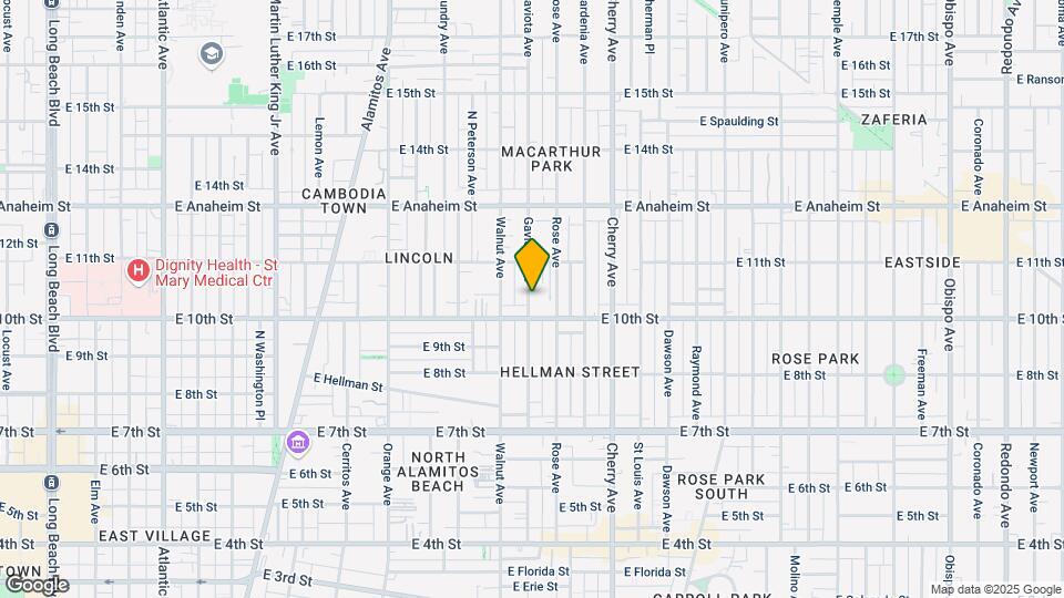 1034 Gaviota Ave Map and Location Details