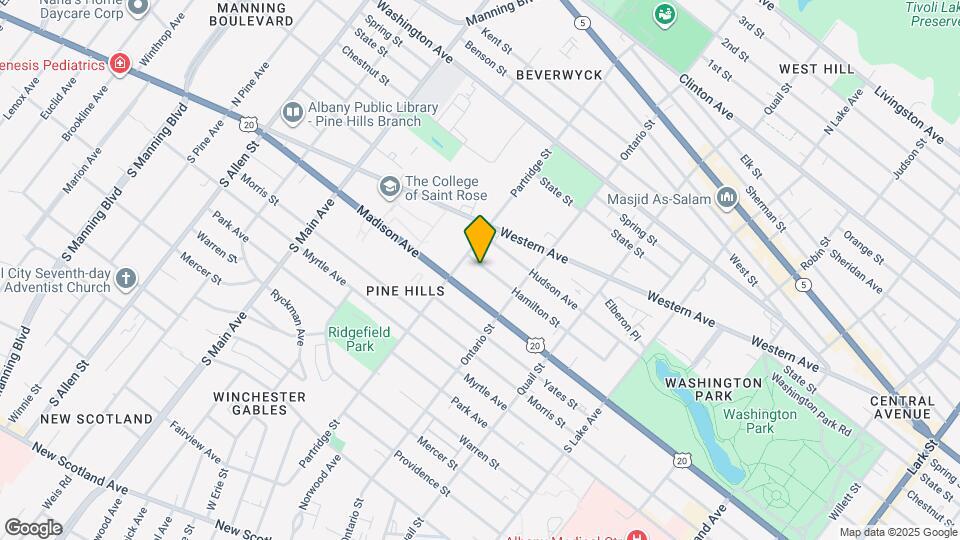 534 Hamilton St, Unit 2 Mapa y Detalles de la Ubicación