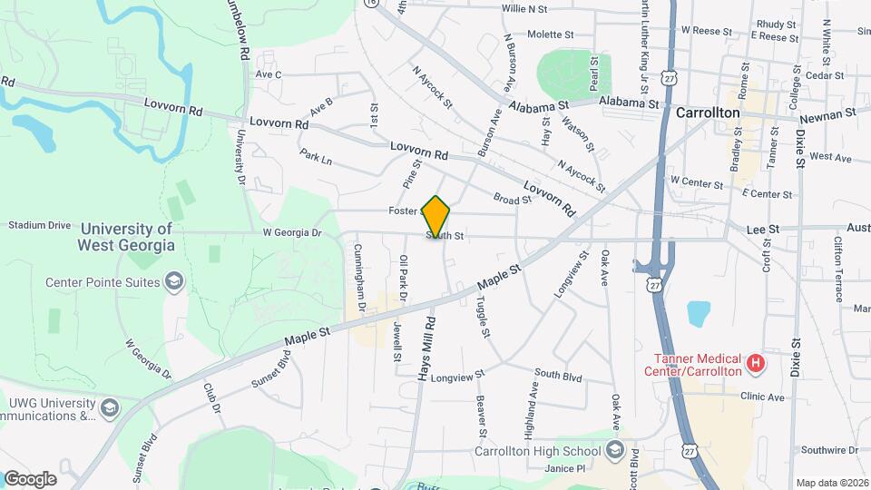 Cornerfield Townhomes Map and Location Details