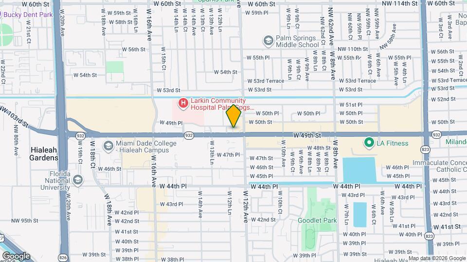 1255 W 49th St, Unit 102 Mapa y Detalles de la Ubicación