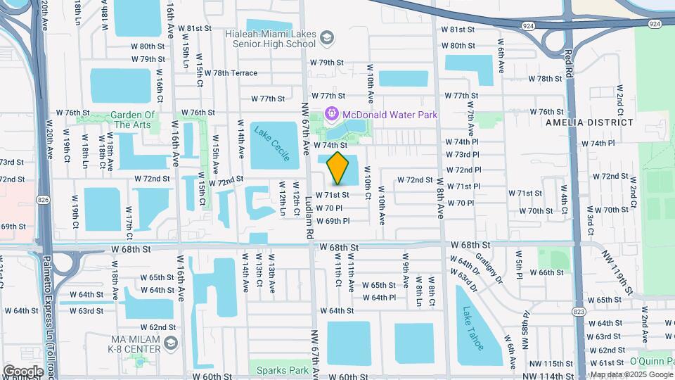 1125 W 71st St Map and Location Details