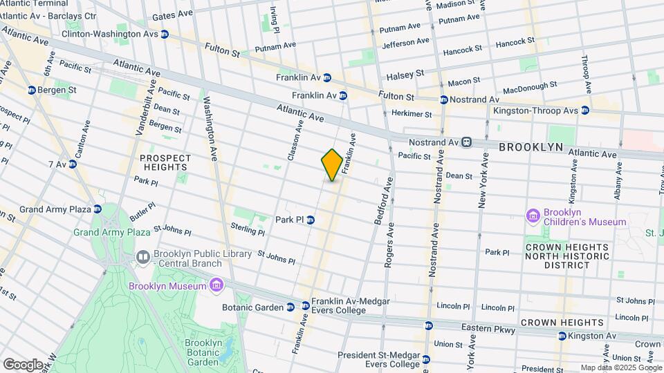 525 Saint Marks Ave Map and Location Details