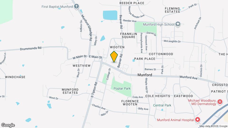 1396 Munford Ave Map and Location Details