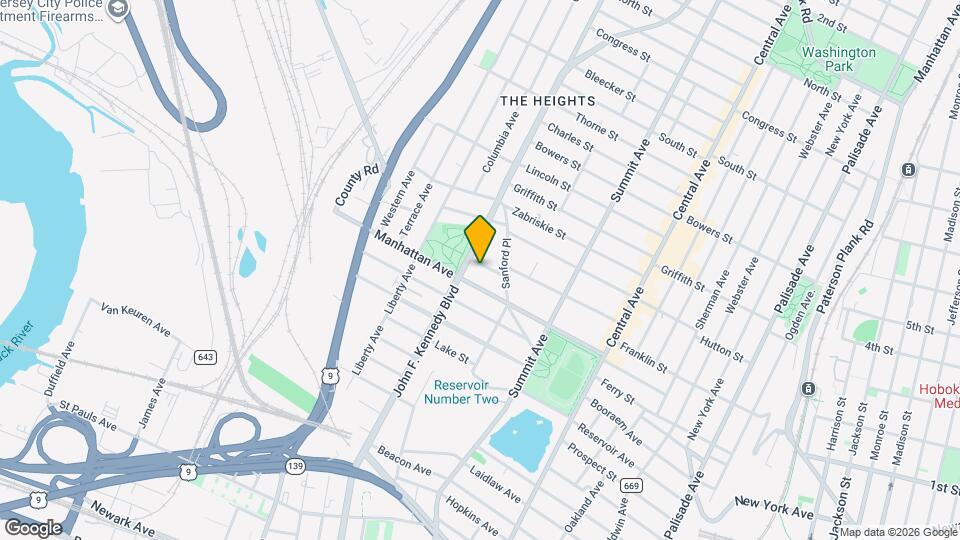 135 Sherman Pl Map and Location Details