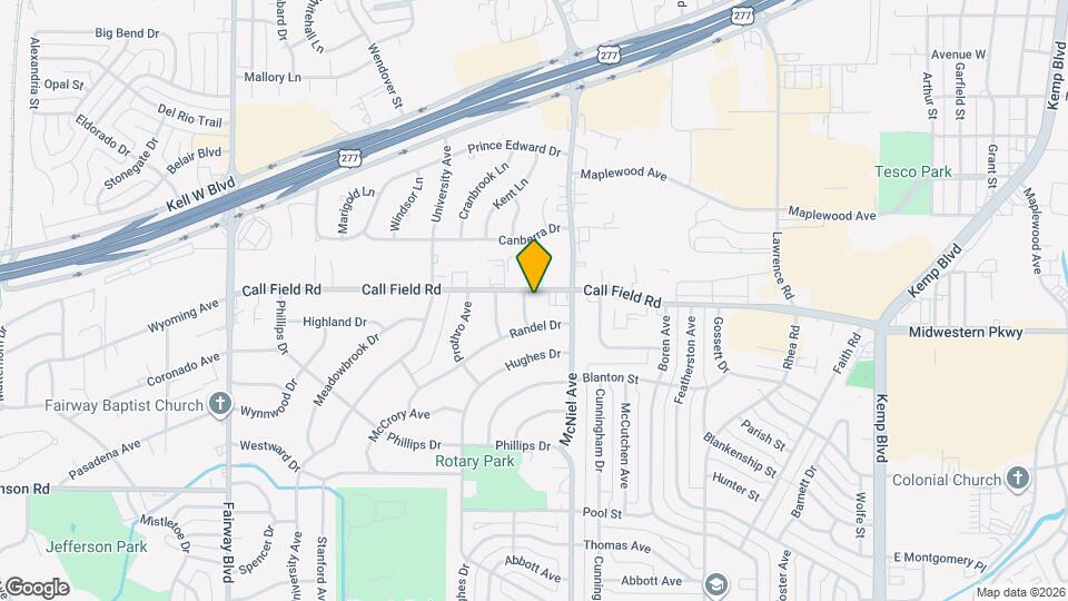 4203 Preston Dr Mapa y Detalles de la Ubicación