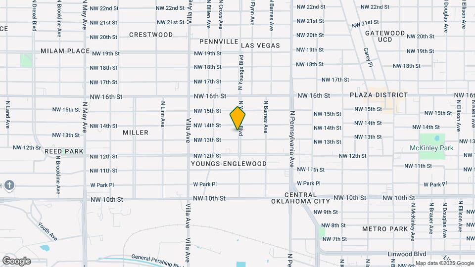 1409 N Youngs Blvd Map and Location Details