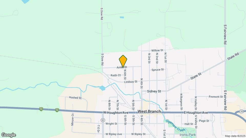 327 N 6th St Map and Location Details