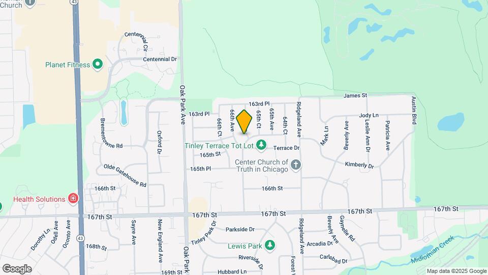 16416 Clark Ln Map and Location Details