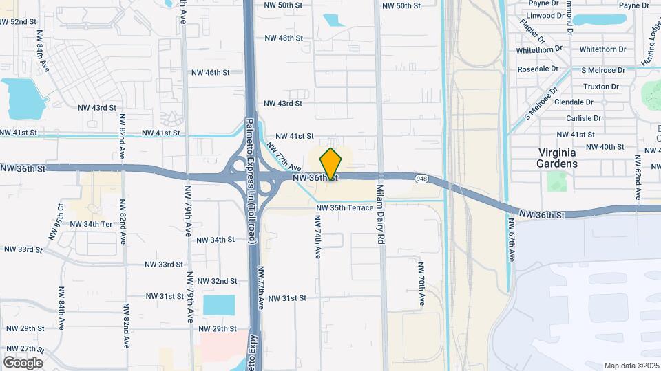 7330 NW 36th St Map and Location Details